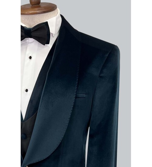 SUIT SARTORIA YEŞİL KADİFE DAMATLIK 5581