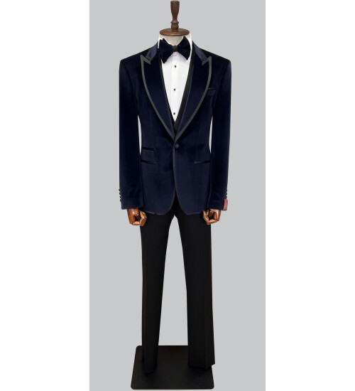 SUIT SARTORIA LACİVERT KADİFE DAMATLIK 5580