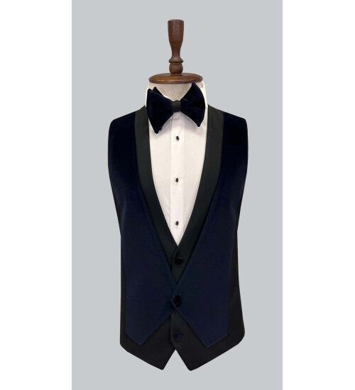SUIT SARTORIA LACİVERT KADİFE DAMATLIK 5580