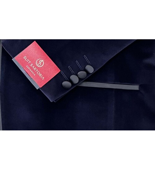 SUIT SARTORIA LACİVERT KADİFE DAMATLIK 5580