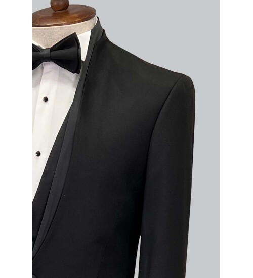 SUIT SARTORIA BLACK TUXEDO 5583