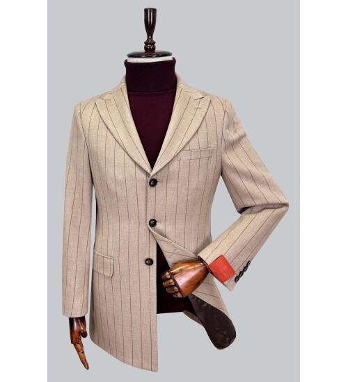 SUIT SARTORIA BEJ KABAN 8128