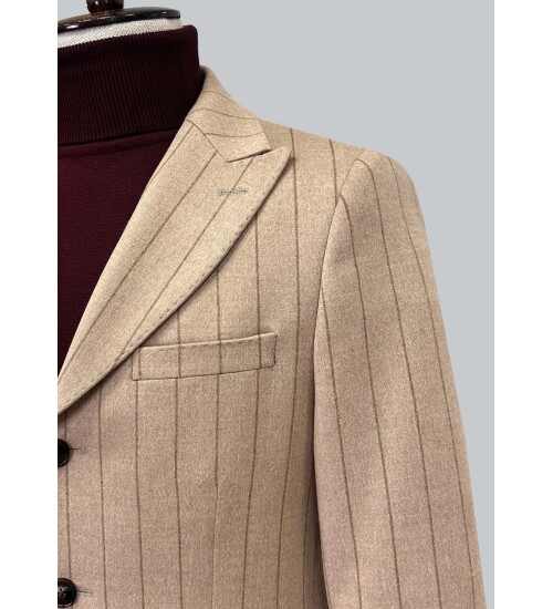 SUIT SARTORIA BEJ KABAN 8128