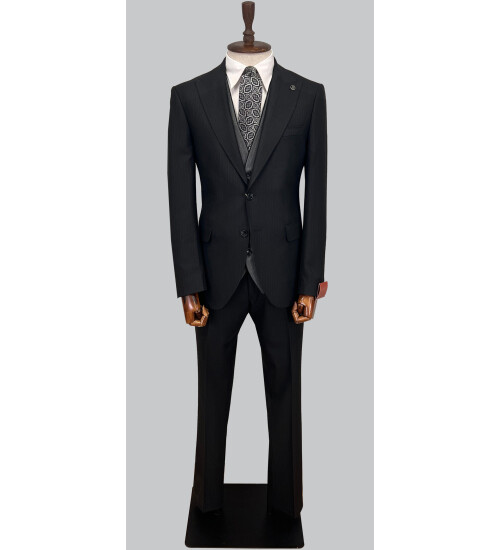 SUIT SARTORIA BLACK SUIT 2489