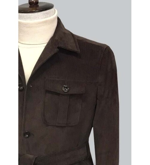 SUIT SARTORIA BROWN VELVET COAT 8126