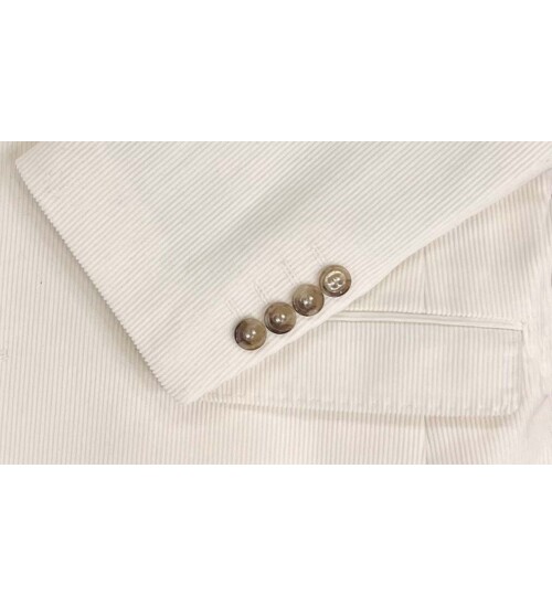 SUIT SARTORIA BEYAZ KADİFE CEKET 4401