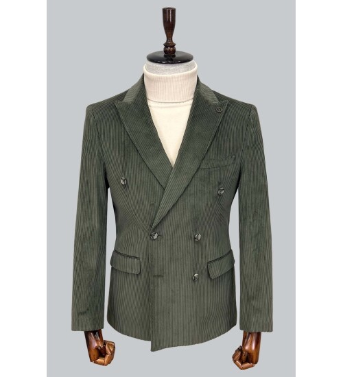 SUIT SARTORIA GREEN VELVET JACKET 4403