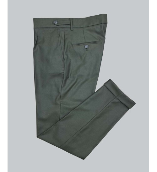 SUIT SARTORIA HAKİ TEK PİLE PANTOLON 1115