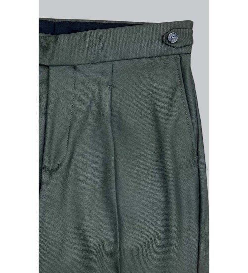 SUIT SARTORIA HAKİ TEK PİLE PANTOLON 1115