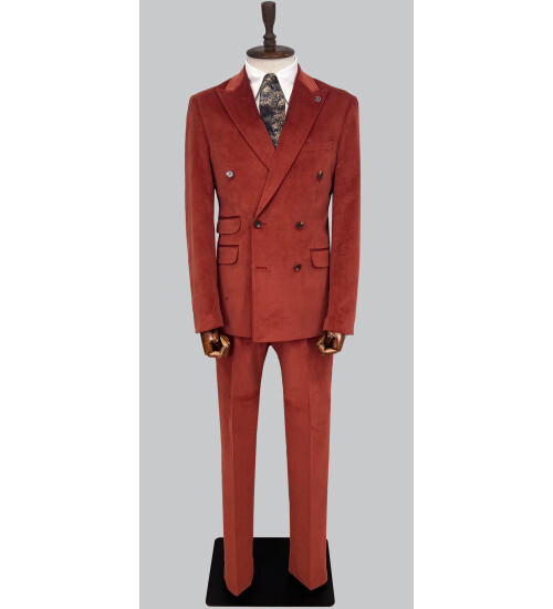 SUIT SARTORIA KİREMİT KRUVAZE TAKIM ELBİSE 2499