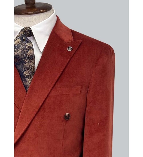 SUIT SARTORIA KİREMİT KRUVAZE TAKIM ELBİSE 2499