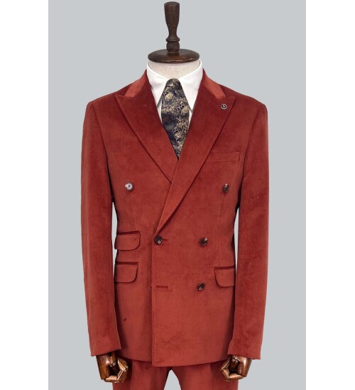 SUIT SARTORIA KİREMİT KRUVAZE TAKIM ELBİSE 2499
