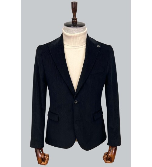SUIT SARTORIA BLACK VELVET JACKET 4401