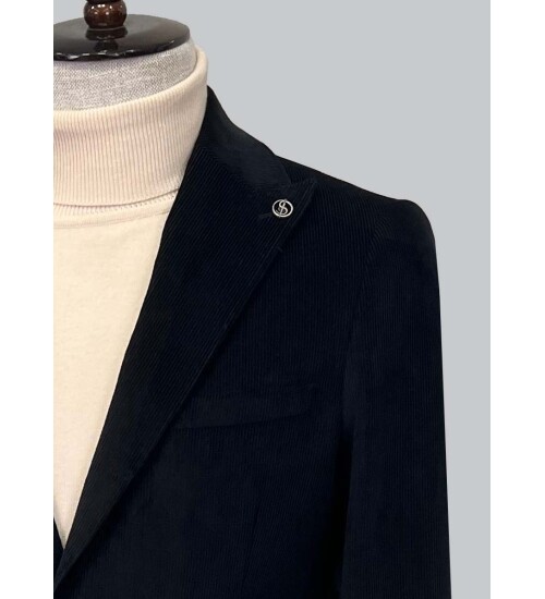 SUIT SARTORIA BLACK VELVET JACKET 4401