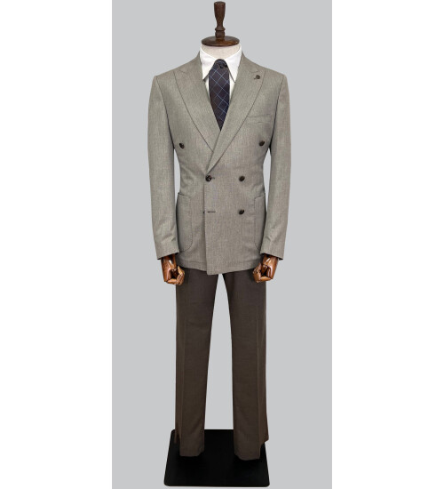 SUIT SARTORIA KAHVERENGİ KRUVAZE TAKIM ELBİSE 2468