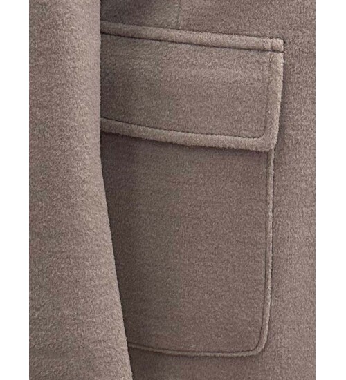 SUIT SARTORIA ÇIKARILABİLİR YAKA KAHVERENGİ KABAN 8082