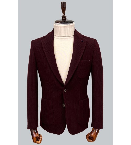 SUIT SARTORIA CLARET RED JACKET 4373