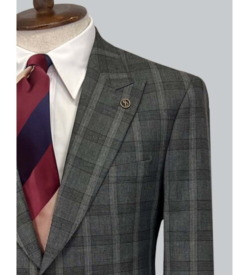 SUIT SARTORIA YÜN KOYU GRİ TAKIM ELBİSE 2375