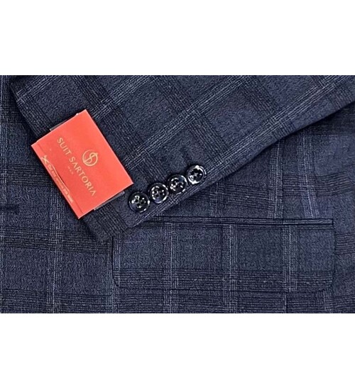 SUIT SARTORIA YÜN LACİVERT TAKIM ELBİSE 2375