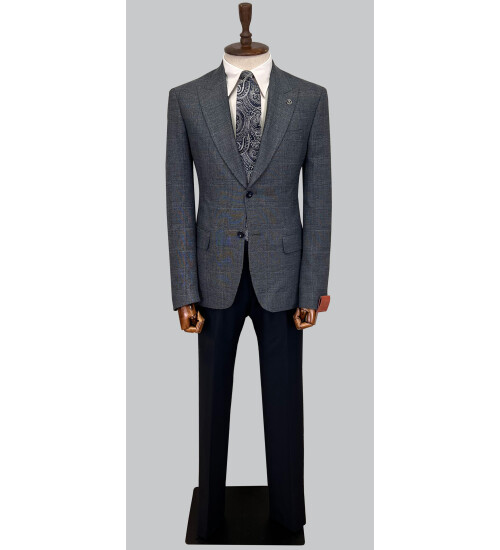 SUIT SARTORIA YÜN MAVİ TAKIM ELBİSE 2375