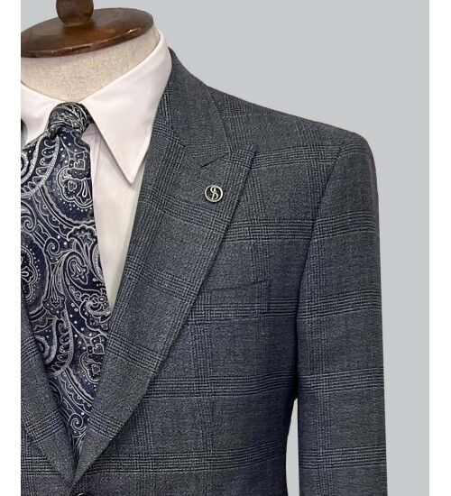 SUIT SARTORIA YÜN MAVİ TAKIM ELBİSE 2375