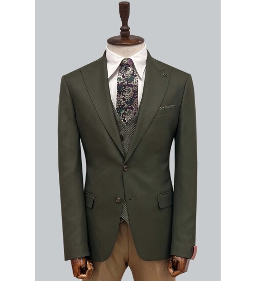 SUIT SARTORIA HAKİ TAKIM ELBİSE 2449