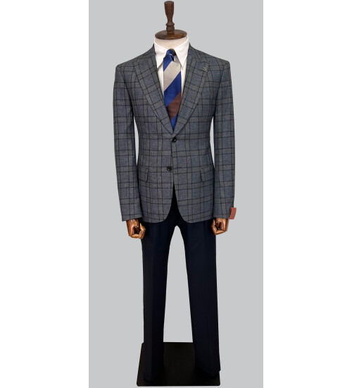 SUIT SARTORIA YÜN MAVİ TAKIM ELBİSE 2375