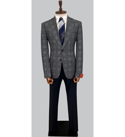 SUIT SARTORIA YÜN EKOSE TAKIM ELBİSE 2375