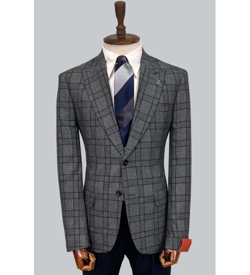 SUIT SARTORIA YÜN EKOSE TAKIM ELBİSE 2375