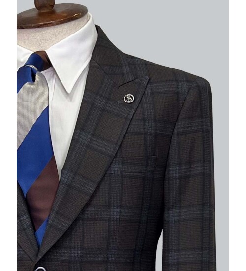 SUIT SARTORIA YÜN KAHVERENGİ TAKIM ELBİSE 2375