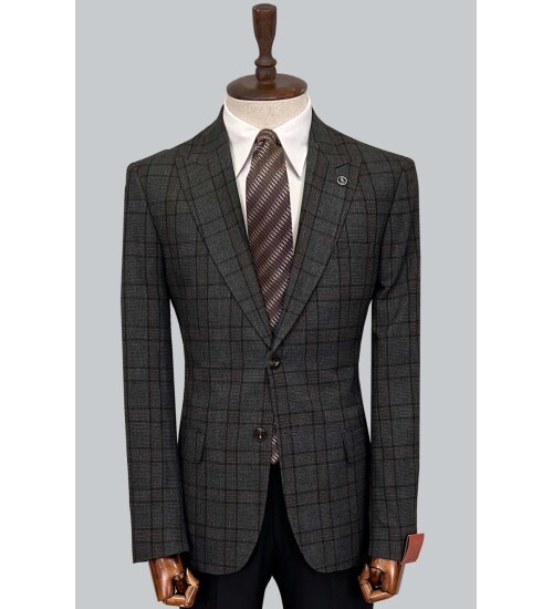 SUIT SARTORIA YÜN KAHVERENGİ TAKIM ELBİSE 2375