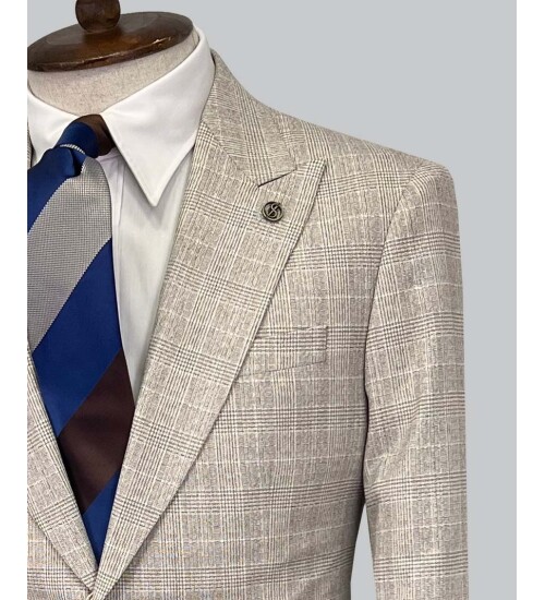 SUIT SARTORIA YÜN BEJ TAKIM ELBİSE 2375