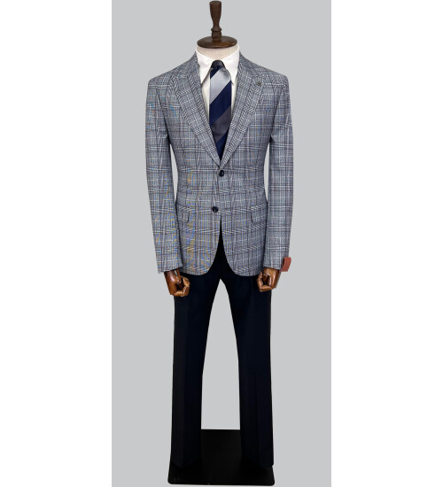 SUIT SARTORIA YÜN MAVİ TAKIM ELBİSE 2375