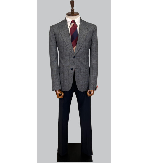 SUIT SARTORIA YÜN EKOSE TAKIM ELBİSE 2375