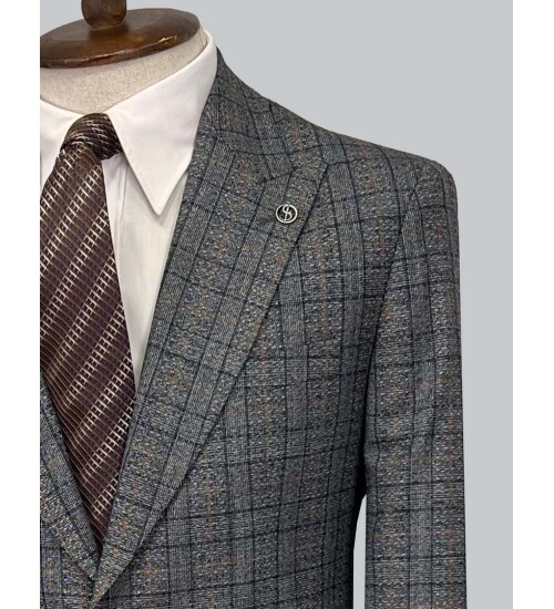 SUIT SARTORIA YÜN EKOSE TAKIM ELBİSE 2375