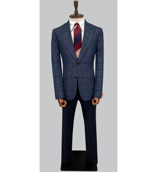 SUIT SARTORIA YÜN EKOSE TAKIM ELBİSE 2375