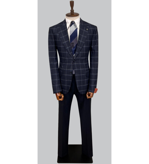 SUIT SARTORIA YÜN EKOSE TAKIM ELBİSE 2375