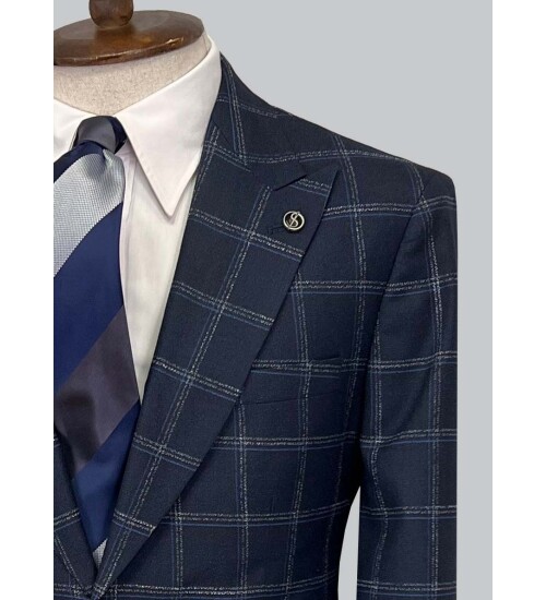 SUIT SARTORIA YÜN EKOSE TAKIM ELBİSE 2375