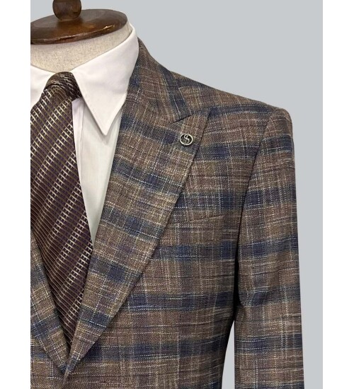 SUIT SARTORIA YÜN EKOSE TAKIM ELBİSE 2375