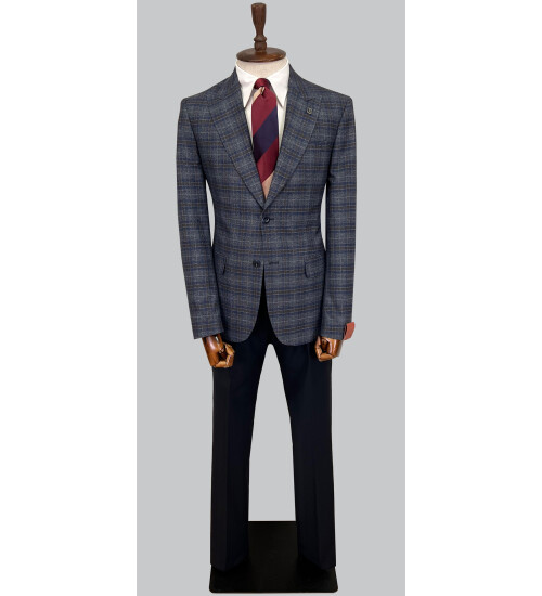 SUIT SARTORIA YÜN EKOSE TAKIM ELBİSE 2375
