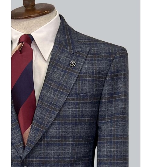 SUIT SARTORIA YÜN EKOSE TAKIM ELBİSE 2375