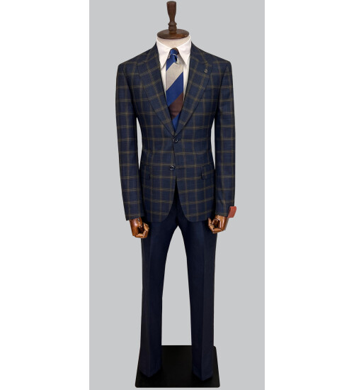 SUIT SARTORIA WOOL NAVY BLUE SUIT 2375