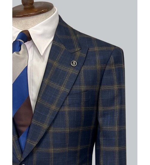 SUIT SARTORIA WOOL NAVY BLUE SUIT 2375