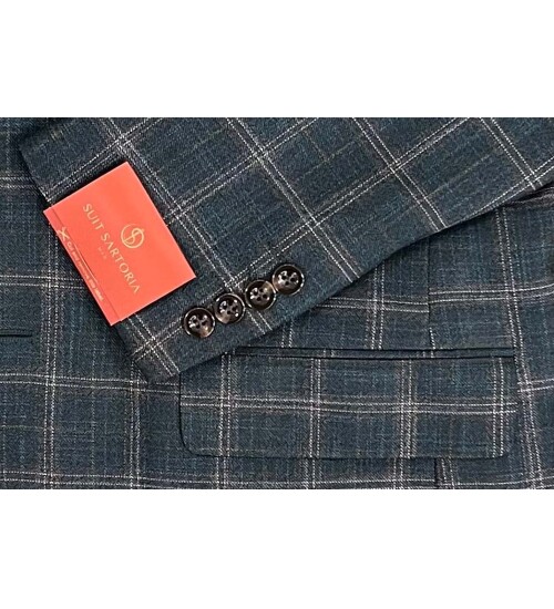 SUIT SARTORIA WOOL GREEN SUIT 2375