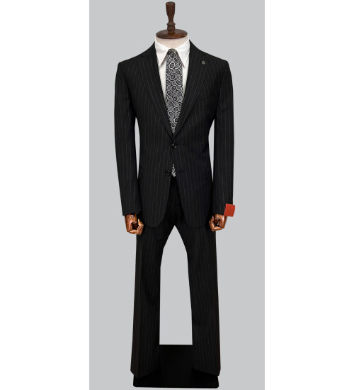SUIT SARTORIA SİYAH YÜNLÜ TAKIM ELBİSE 2454