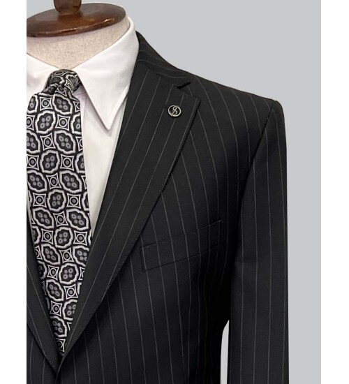 SUIT SARTORIA SİYAH YÜNLÜ TAKIM ELBİSE 2454