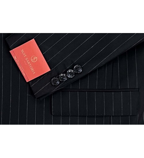 SUIT SARTORIA SİYAH YÜNLÜ TAKIM ELBİSE 2454