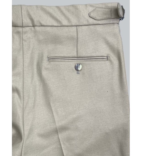 SUIT SARTORIA BEIGE LINEN TROUSERS 1116