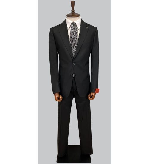 SUIT SARTORIA SİYAH YÜNLÜ TAKIM ELBİSE 2454