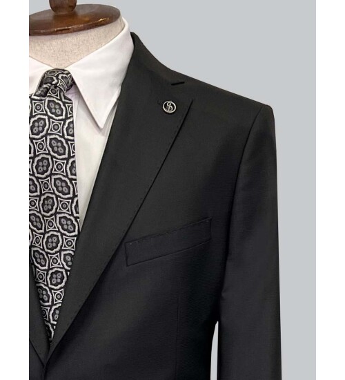 SUIT SARTORIA SİYAH YÜNLÜ TAKIM ELBİSE 2454